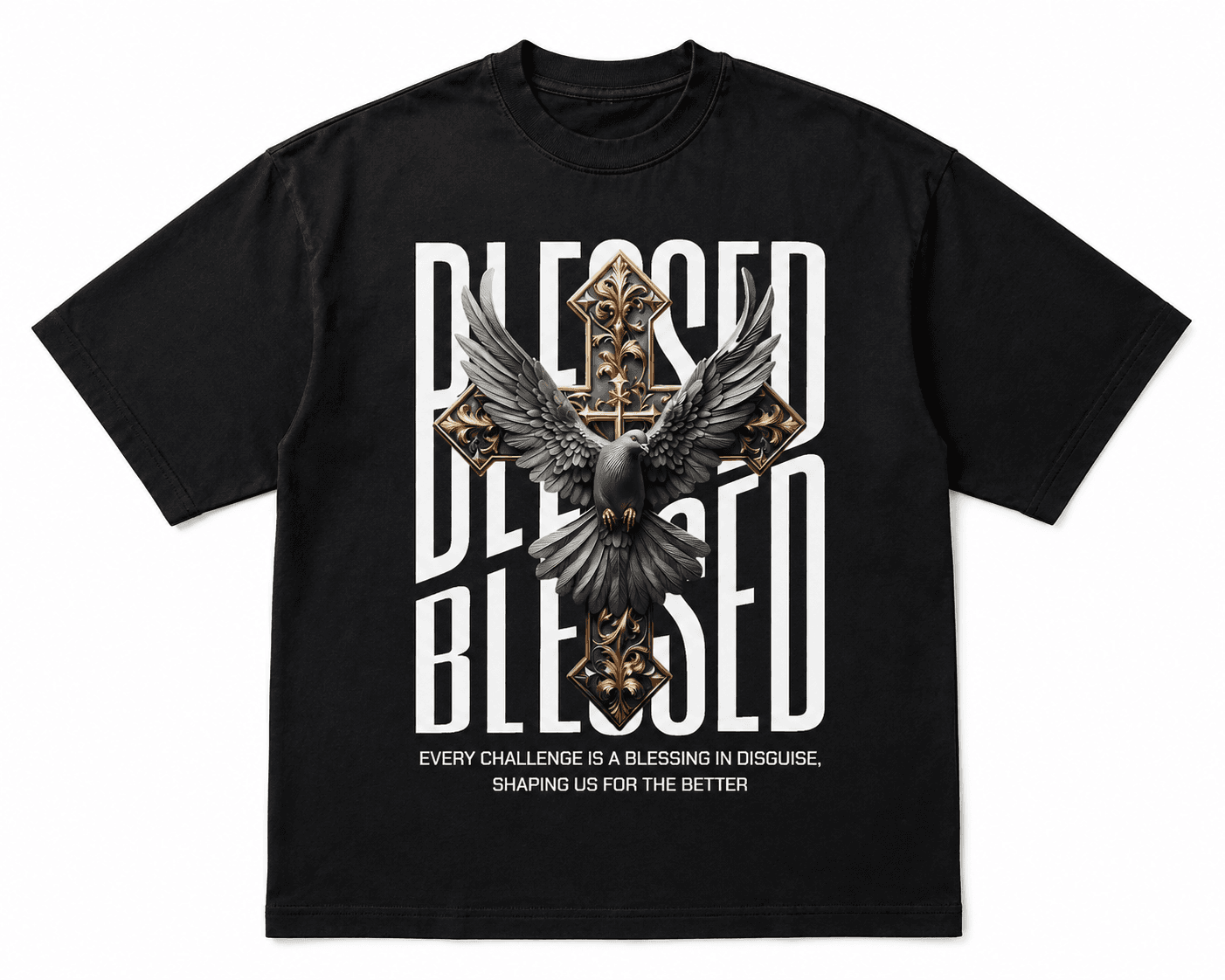 Blessed Tee — Black — Dunamis & Charis